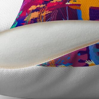 Coussin de sol ''The funky nap time' : autre vue