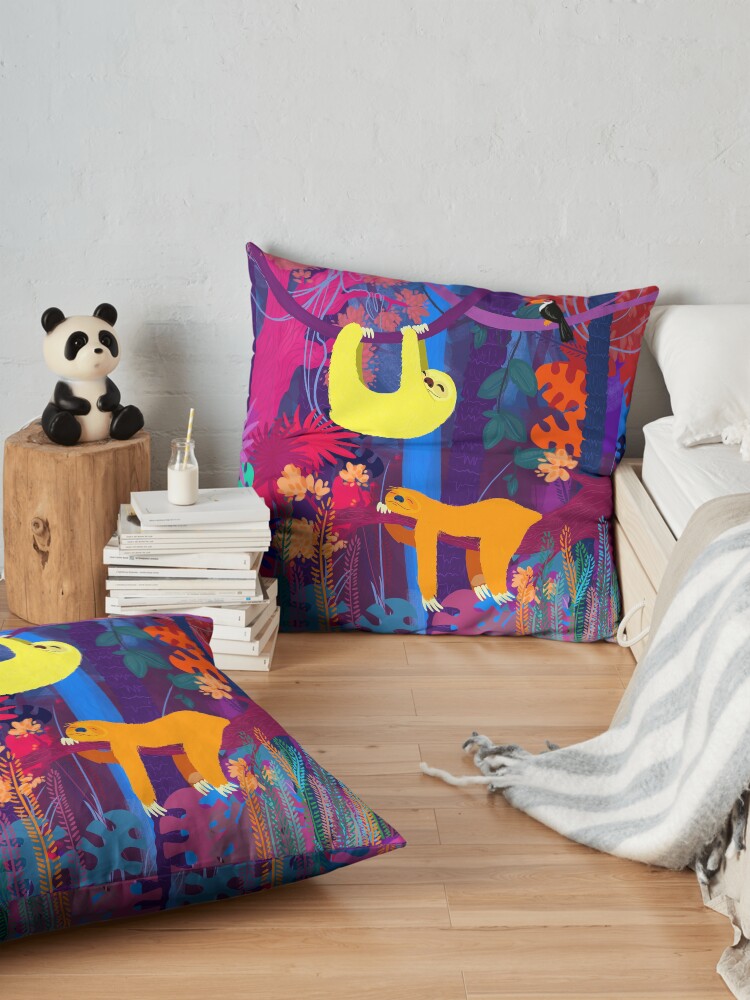 Coussin de sol ''The funky nap time' : autre vue