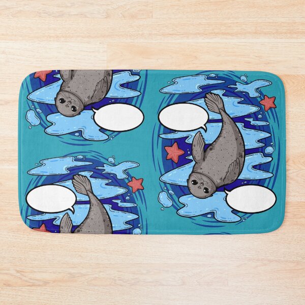 Item preview, Cute Couch Potato Seals designed and sold by ZaryaKiqo.