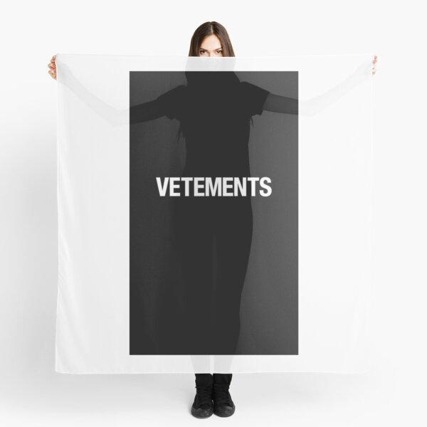 日本新品 美品 vetements 2018AW fleece logo scarf www