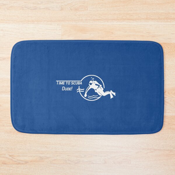 Item preview, Time to scuba dude white designed and sold by coloriscausa.