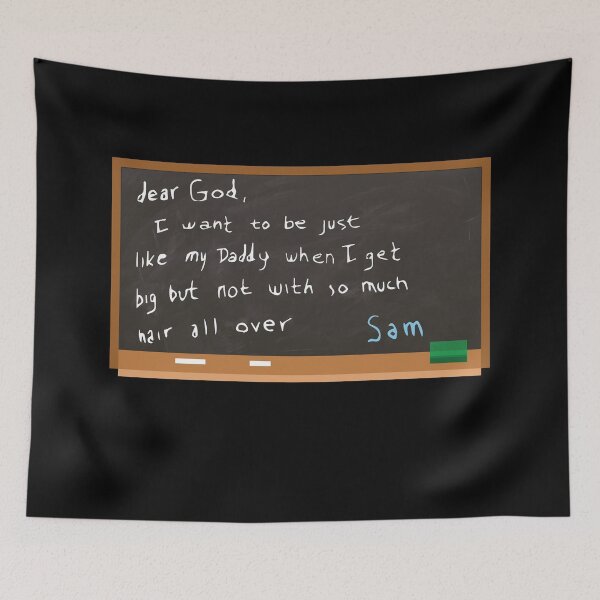 Item preview, I want to be just like my daddy but not hairy funny childs note designed and sold by Kam-designs.