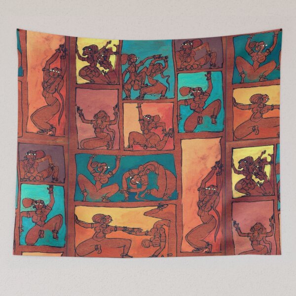 Item preview, Fiery Dancers designed and sold by Tamsin Haggis.