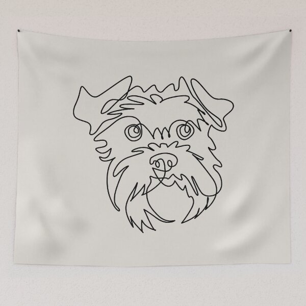 Item preview,  One line Schnauzer designed and sold by Huebucket.