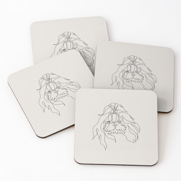 Item preview,  One line Shih Tzu designed and sold by Huebucket.