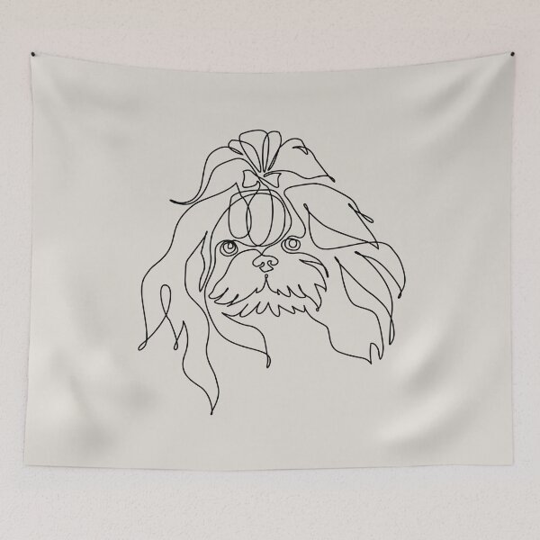 Item preview,  One line Shih Tzu designed and sold by Huebucket.