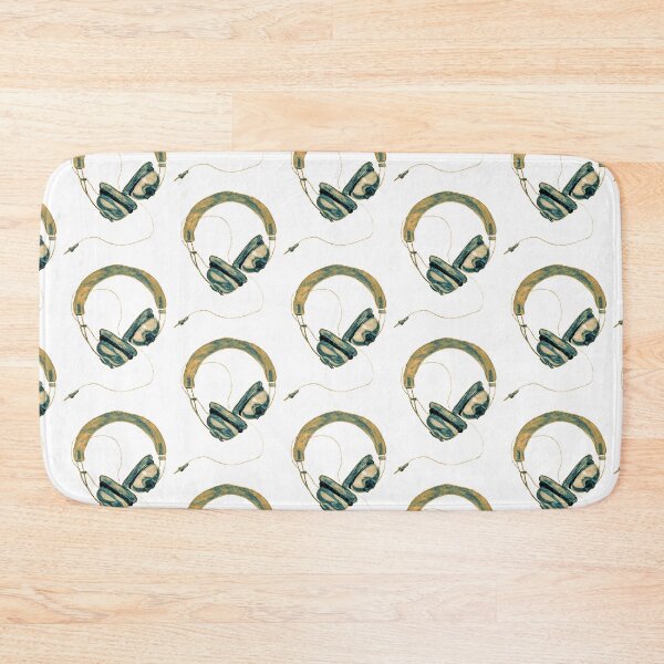 Item preview, Retro Headphones (Teal) by Michelle Foster designed and sold by michellefoster.