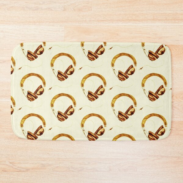 Item preview, Retro Headphones (Sepia) by Michelle Foster designed and sold by michellefoster.
