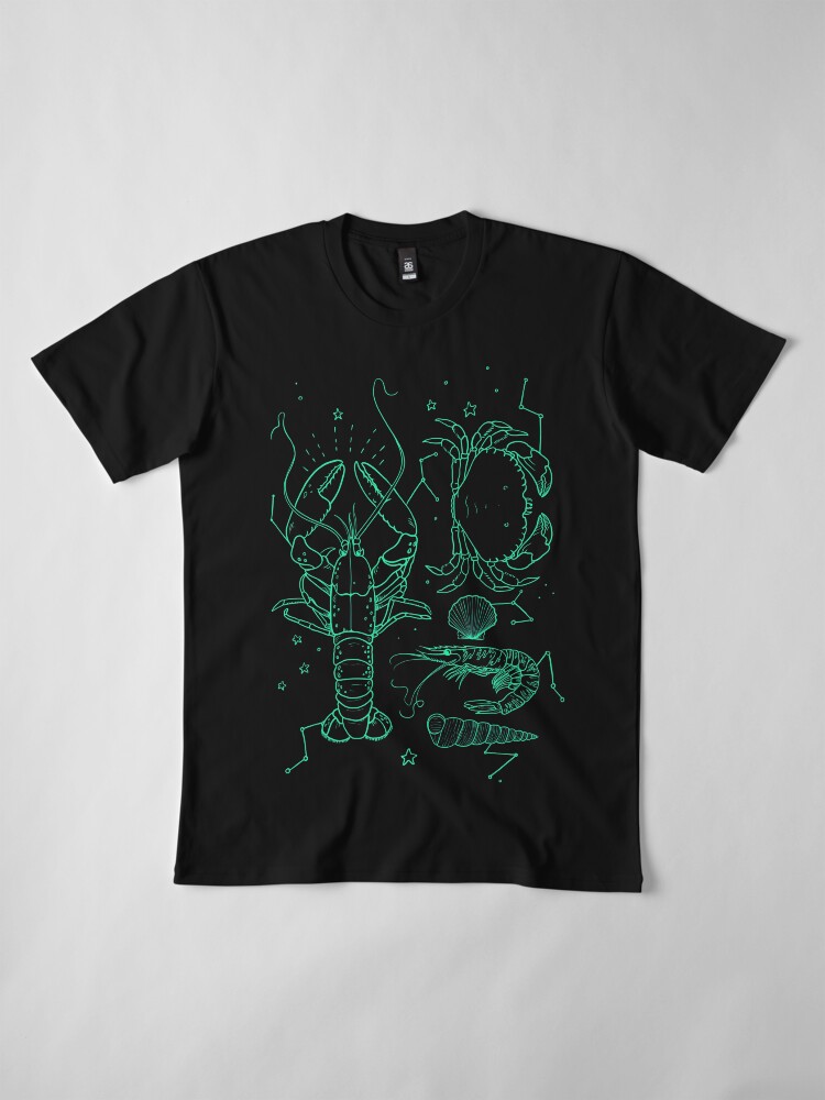 T-shirt premium ''the galactic lobster' : autre vue