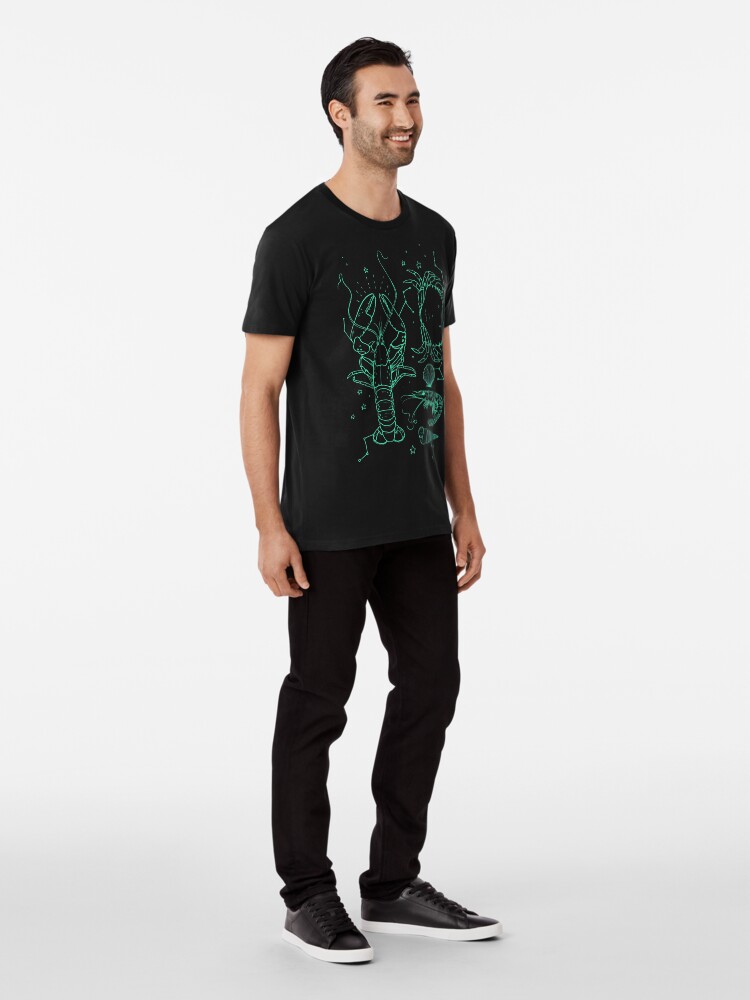 T-shirt premium ''the galactic lobster' : autre vue