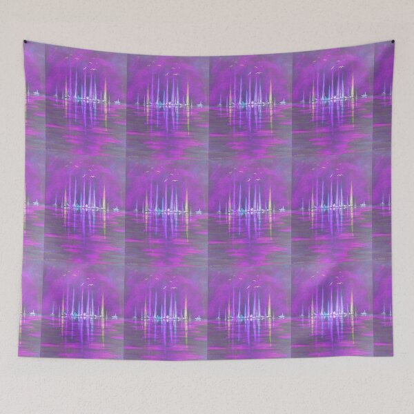 Item preview, Nautical Dreams In Violet designed and sold by Faye Anastasopoulou.