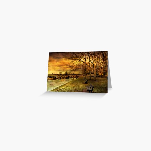 Edisford Bridge. Greeting Card