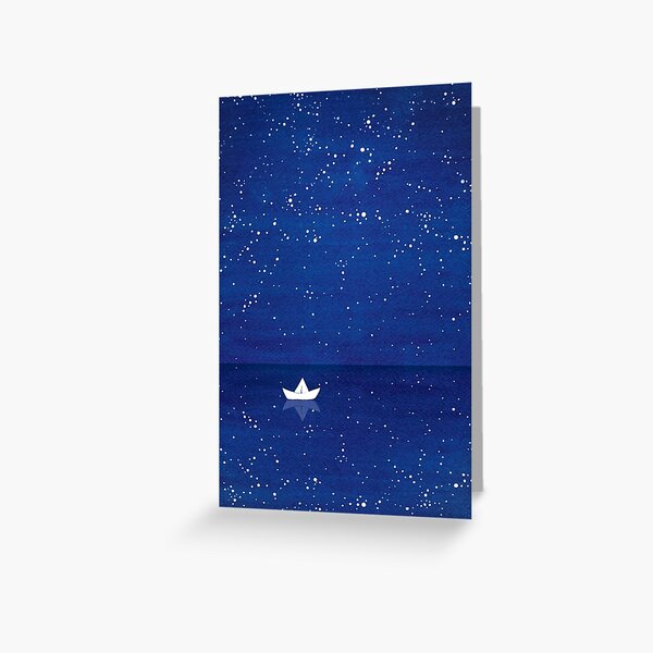 Zen sailing Greeting Card