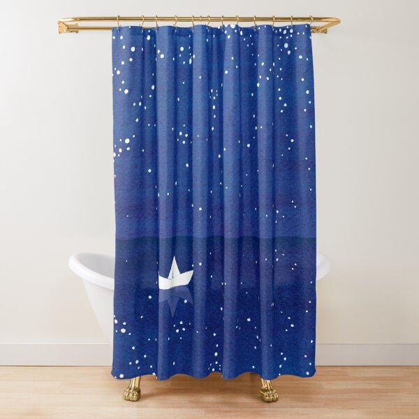 Zen sailing Shower Curtain