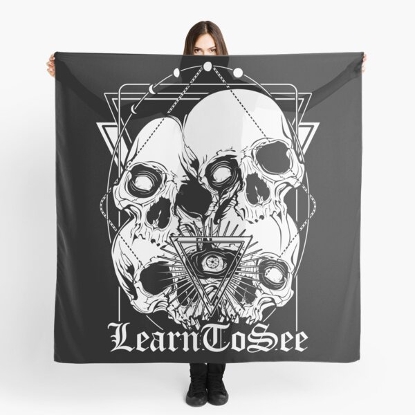 Learn to see (a pile of skulls) Scarf