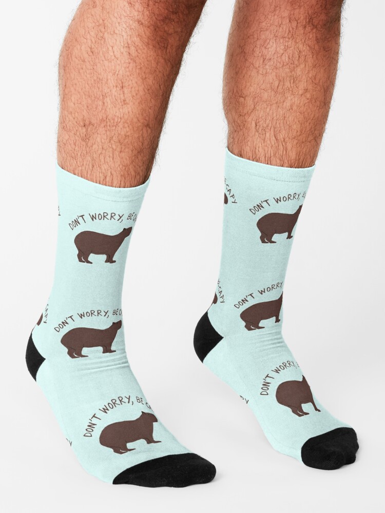 Discover Don&apos;t Worry, Be Capy (Capybara) | Socks