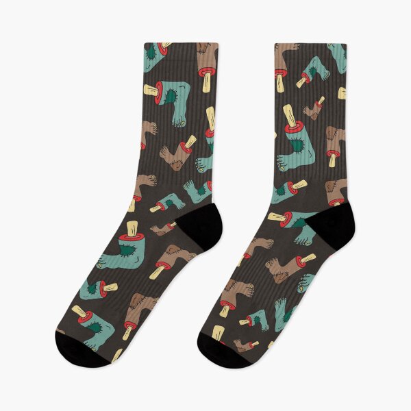 Item preview, Zombie feet pattern designed and sold by ECLECTICimprint.