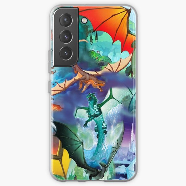 Wing of fire all dragon Pattern Background Samsung Galaxy Soft Case