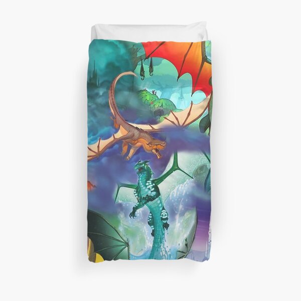 Aile de feu tous les motifs de dragon Housse de couette