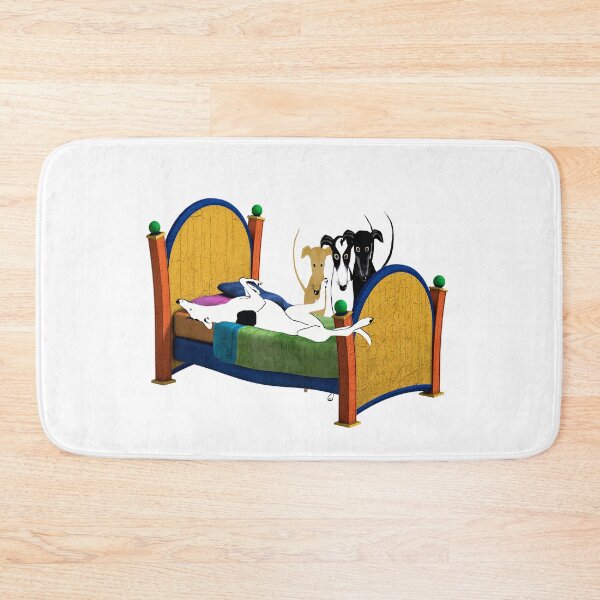 Item preview, Greyhound bed- move over please! designed and sold by HoundieLover.