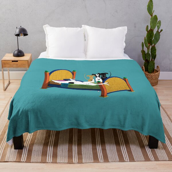 Item preview, Greyhound bed- move over please! designed and sold by HoundieLover.