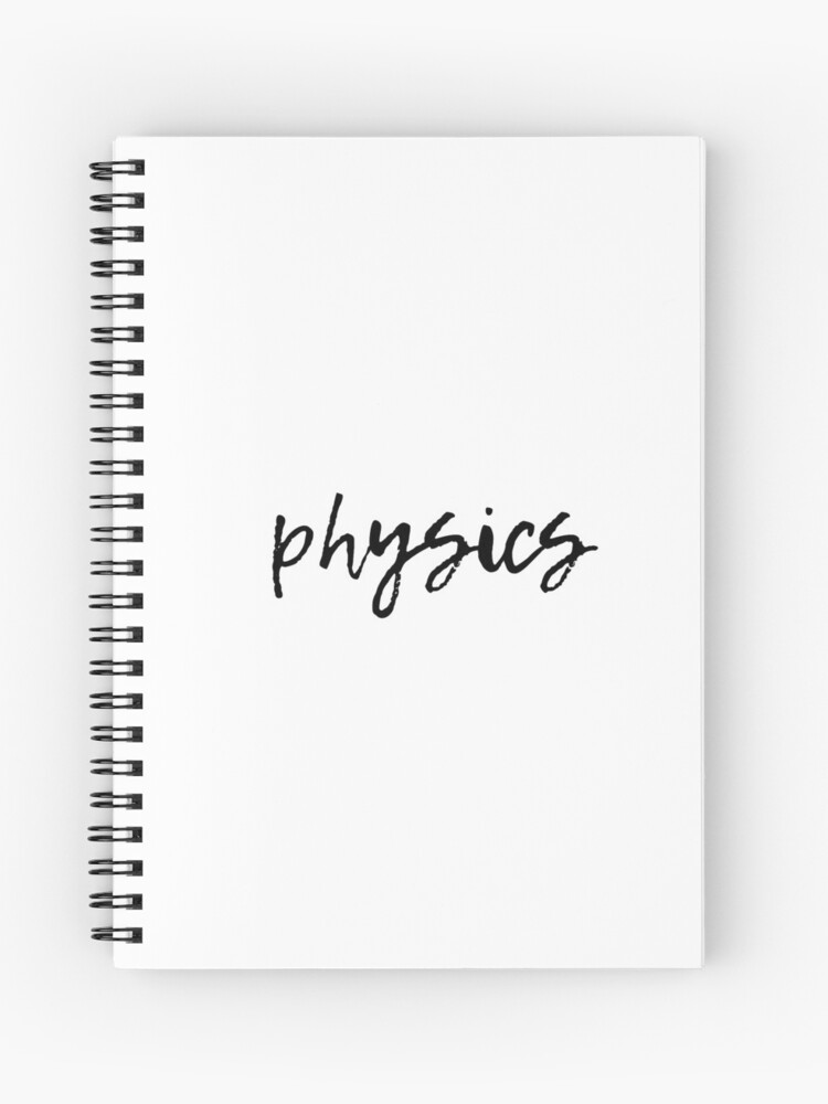 Science - Calligraphy I | Spiral Notebook