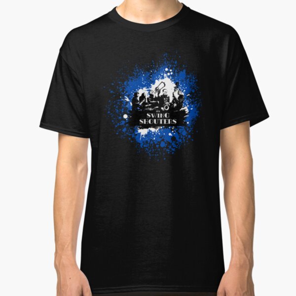 Swing Shouters - Peinture Bleu & Blanc T-shirt classique