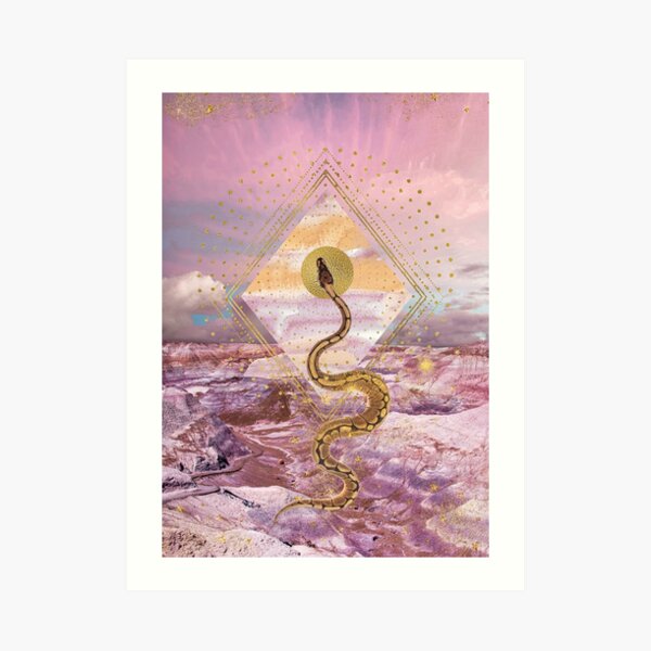 Sparkle serpent Art Print