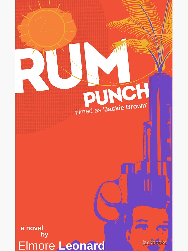 "Rum Punch Book cover design" Sticker for Sale by jackbooks Redbubble