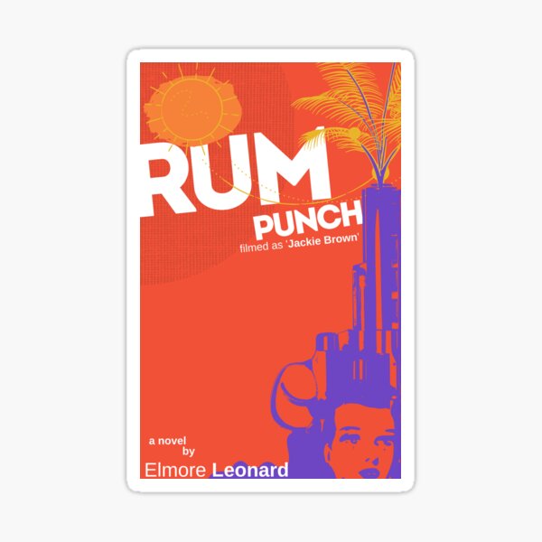 "Rum Punch Book cover design" Sticker for Sale by jackbooks Redbubble