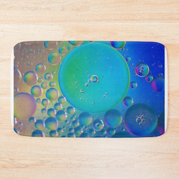 Item preview, Oil drops in water. Abstract defocused psychedelic pattern image rainbow colored. Abstract background with colorful gradient colors. DOF. designed and sold by anytka.