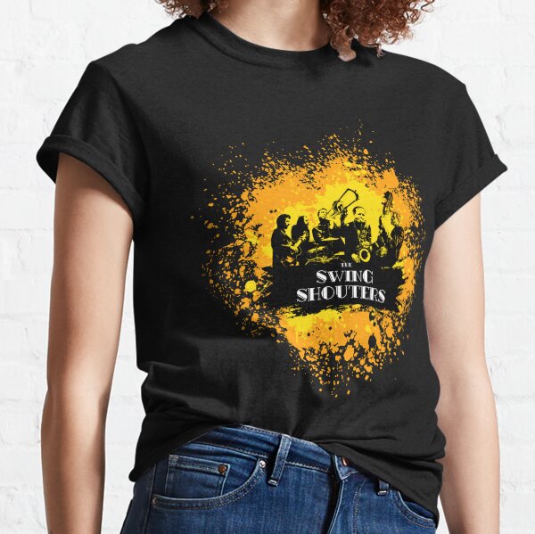 Swing Shouters - Peinture Jaune & Orange T-shirt classique