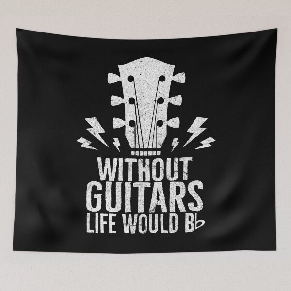 Item preview, Without Guitars Life Would B Flat designed and sold by RAWWR.