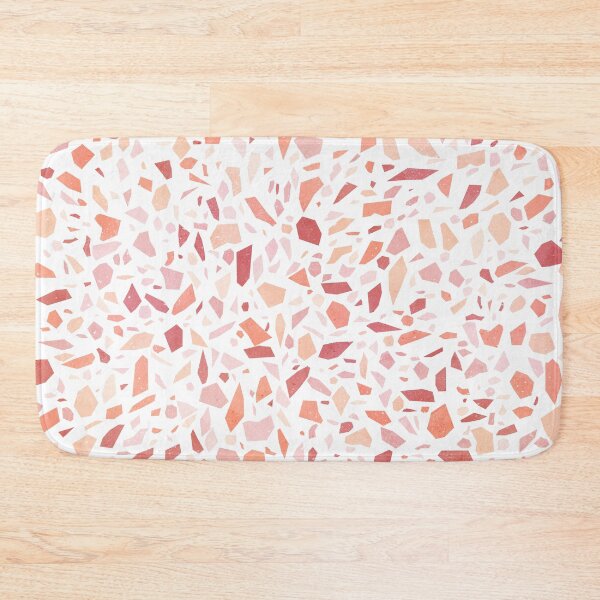 Item preview, Terrazzo memphis vintage orange red white pink designed and sold by Sylvain Combe.