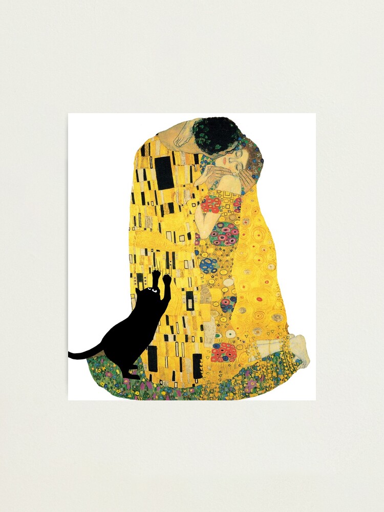 Impression Photo Chat Scratch Klimt 2 Par Mfarmand Redbubble