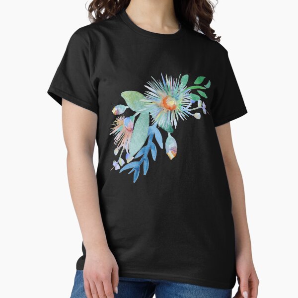 Vista previa del artículo con la obra «Patrón australiano de primavera en acuarela», diseñado y vendido por Sketchbook Designs.