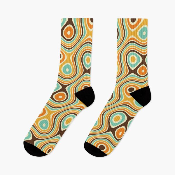 Item preview, Retro psychedelic pattern designed and sold by La Chic.