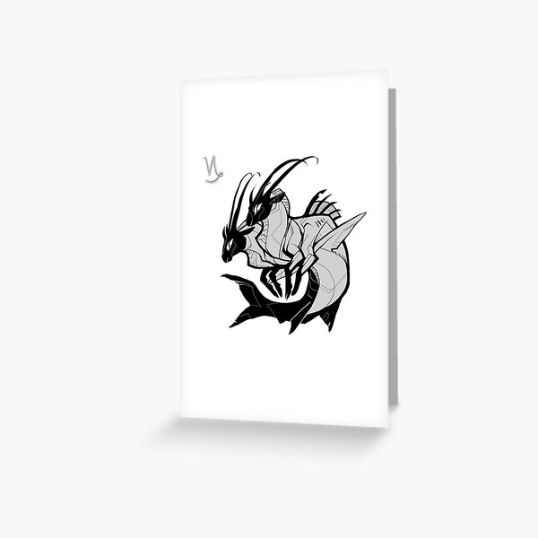 DoubleZodiac - Capricorn Sheep/Goat Greeting Card