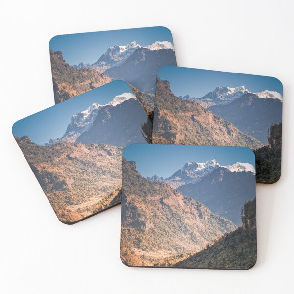 Item preview, Small Himalayan town with Manaslu in the background designed and sold by doc4808.