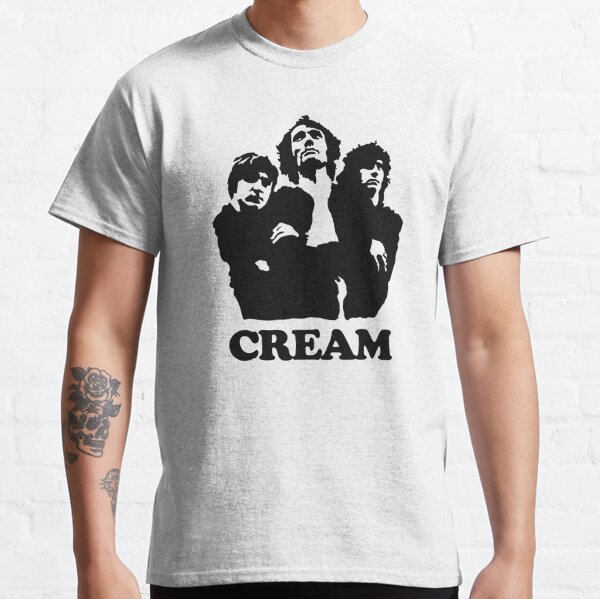 cream t shirt band