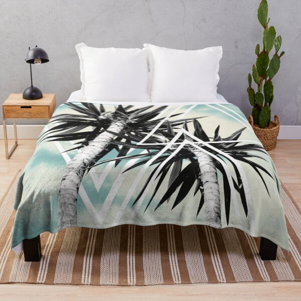 Item preview, Cali Summer Vibes Palm Trees Geometric Triangles #1 #tropical #decor #art designed and sold by Anita's & Bella's Art.