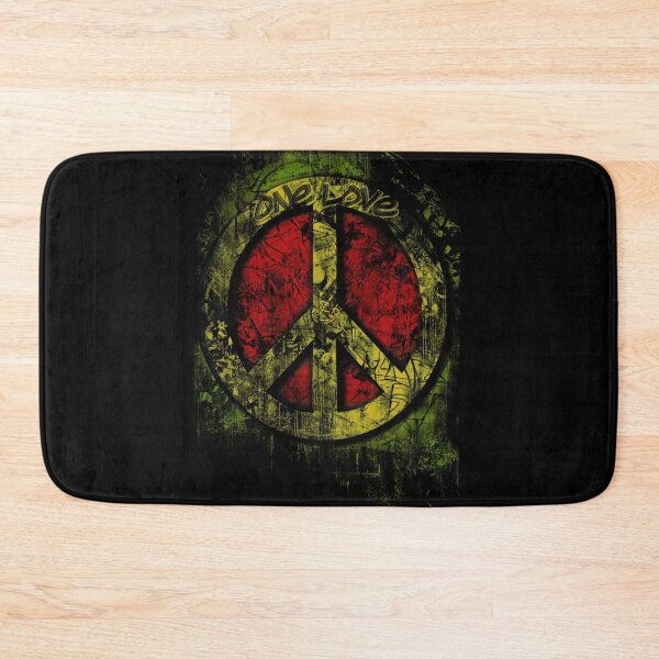 Item preview, Rasta 3D Peace Sign - One Love - Graffiti - Grunge designed and sold by MellowGroove.