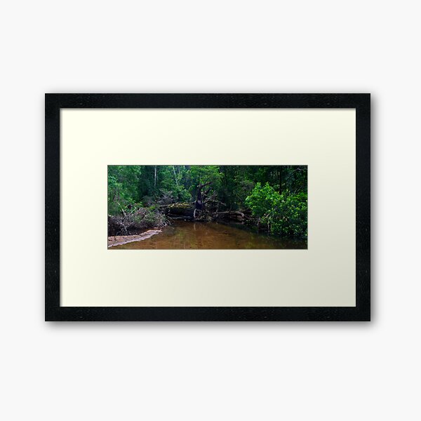 The barricade Framed Art Print