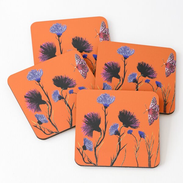 Item preview, Flower Art in Orange designed and sold by Karen Harding Art and Illustration .