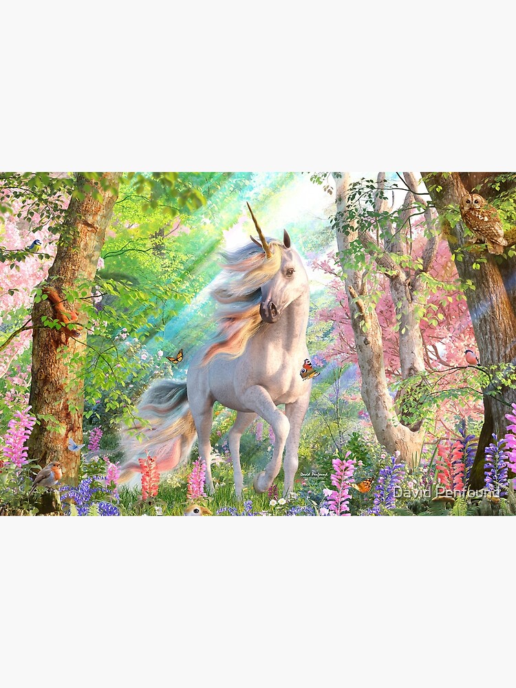 Disover Unicorn Enchanted Forest | Bath Mat