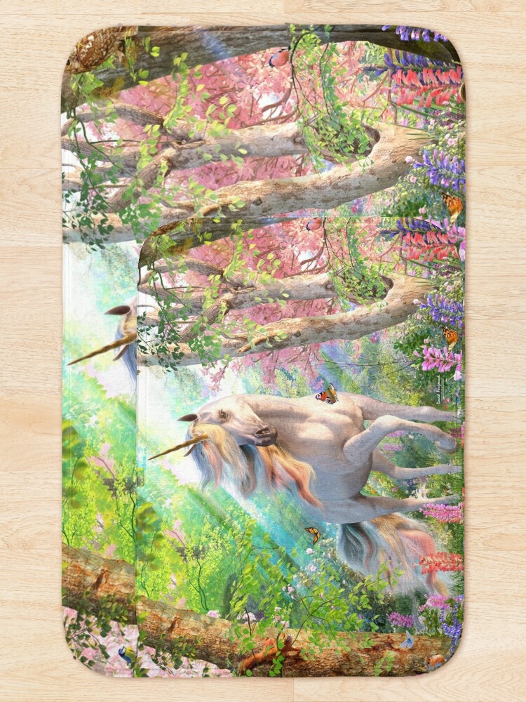 Discover Unicorn Enchanted Forest | Bath Mat