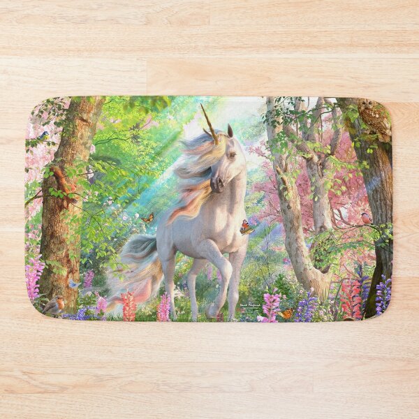 Discover Unicorn Enchanted Forest | Bath Mat