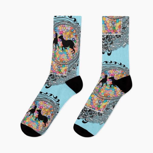 Item preview, Greyhounds playing abstract designed and sold by HoundieLover.