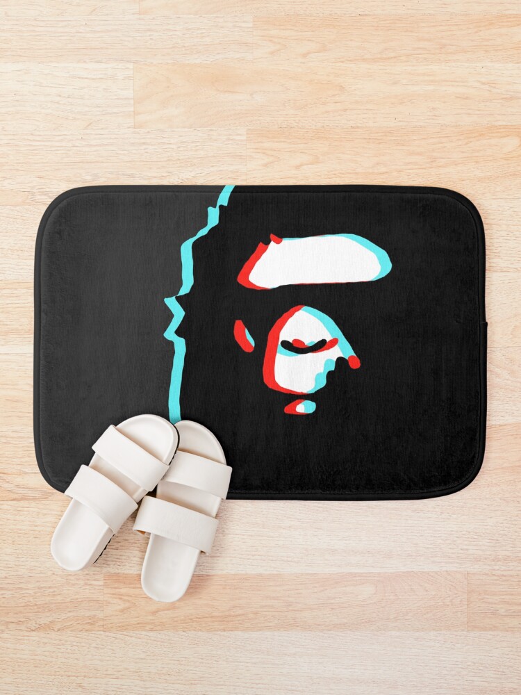 Alternate view of trippy bape Bath Mat