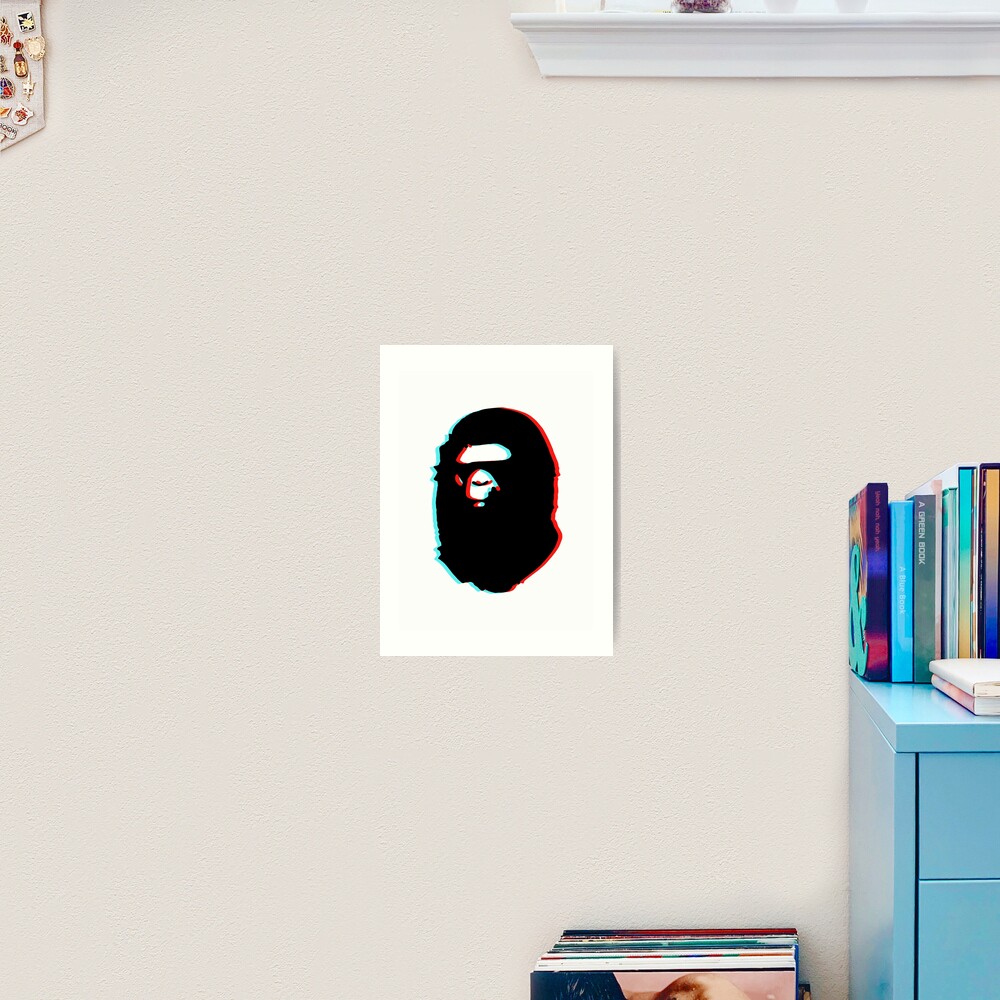trippy bape Kunstdruck